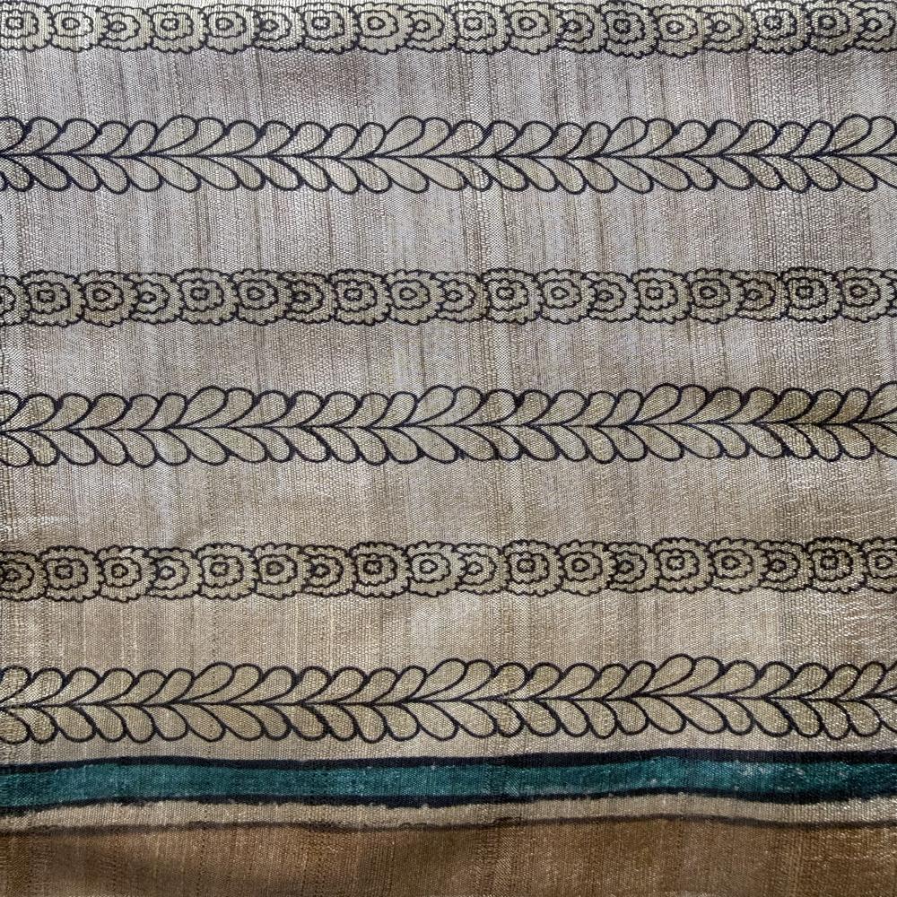 Brown Spider Silk Saree