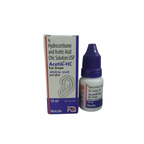 10ml Hydrocortisone And Acetic Acid Otic Solution Eye Drop