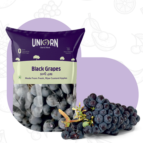 Frozen Black Grapes