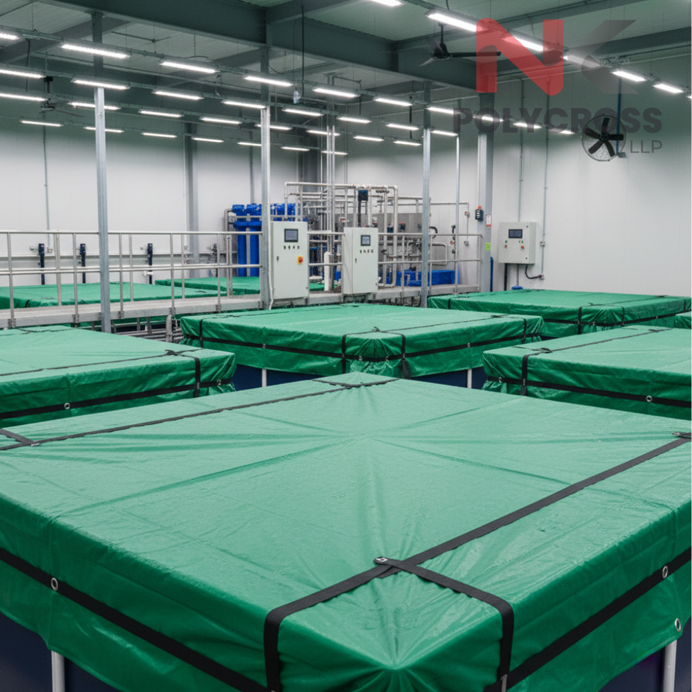 Biofloc Tank Liner - Color: Blue
