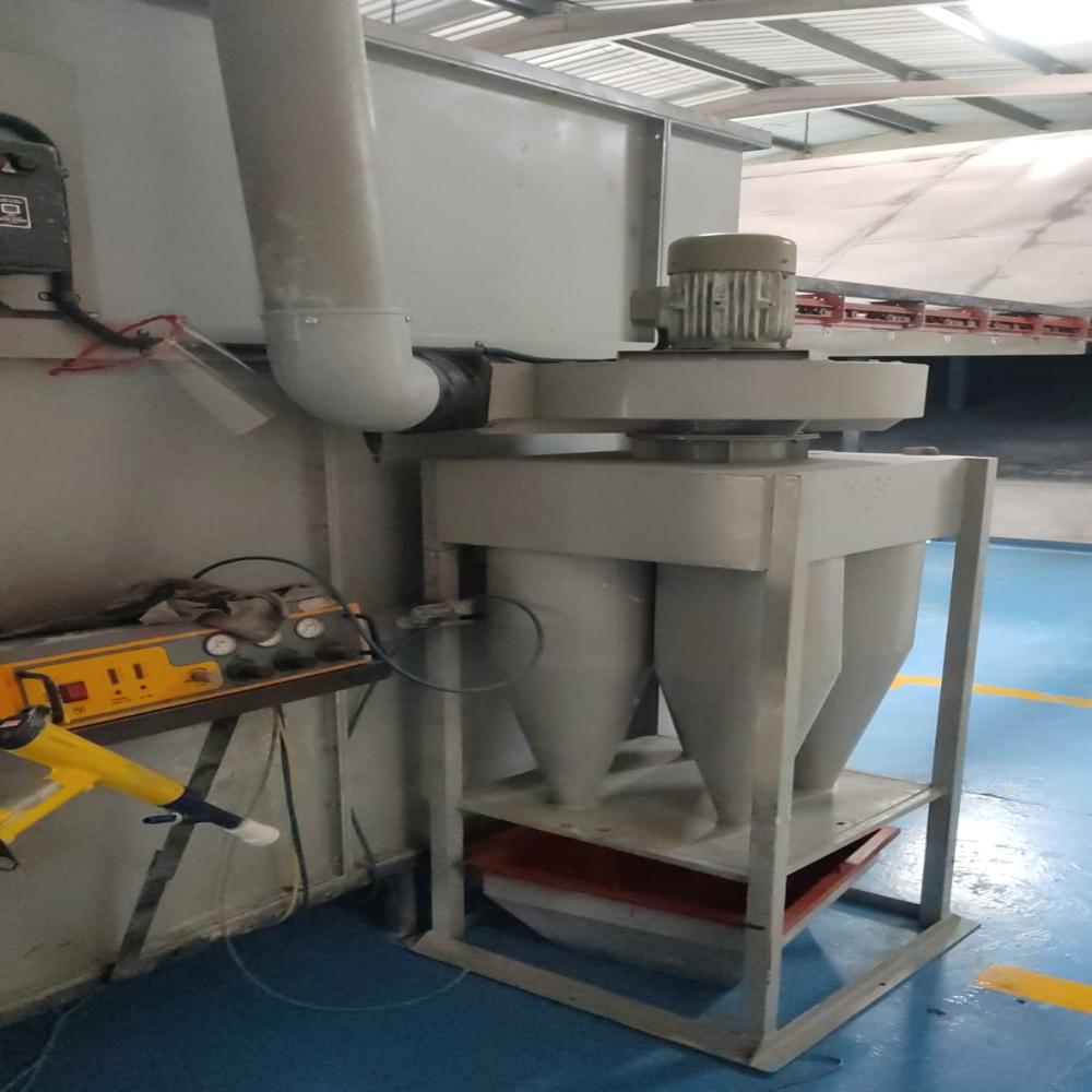 Industrial Multi Cyclone Dust Collector - Mild Steel, 0.5 Hp Motor, 200 Cmh Airflow | Vertical Orientation, Filtration Down To 10 Microns, Warranty Included