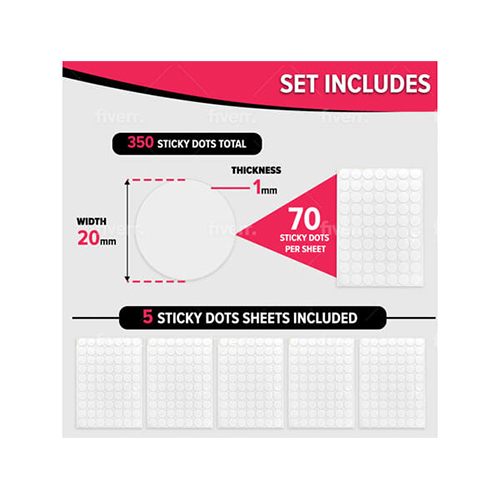 Nano-tech Double-sided Sticky Tack