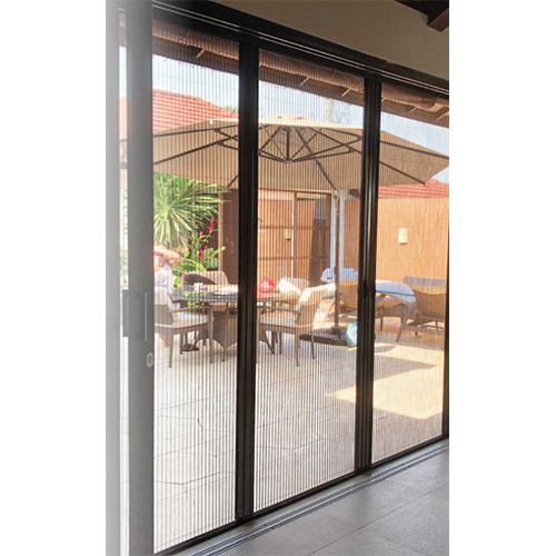 Barrier Free Mesh Door