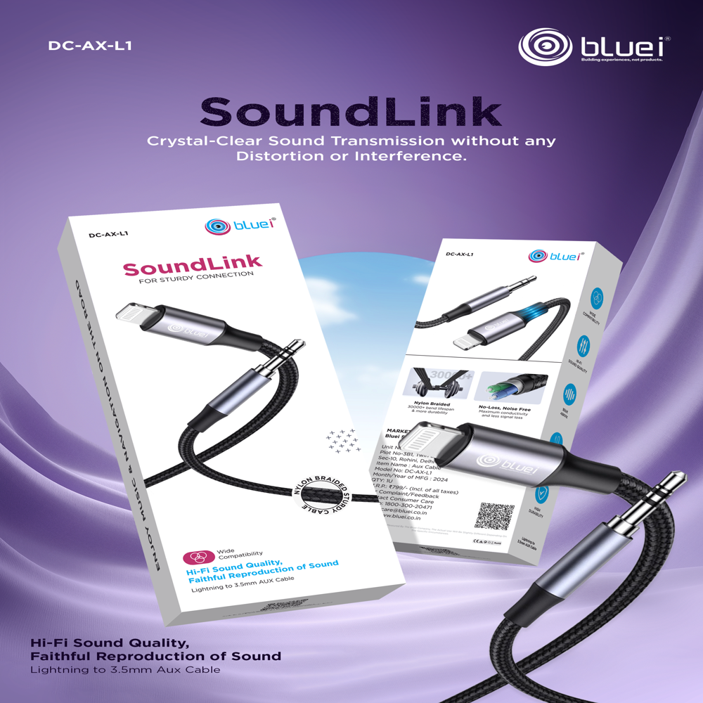 DC AX L1 Metal USB Type-C to 3.5mm AUX Cable