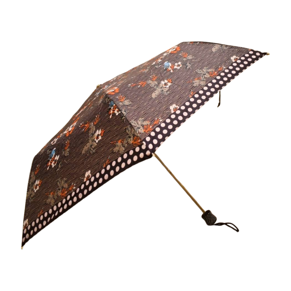 3 Fold, Manual, Unisex, 23" Radius, Uv Rays Resistant, For Rain And Sun 9809 - Color: Assorted / Multicolor