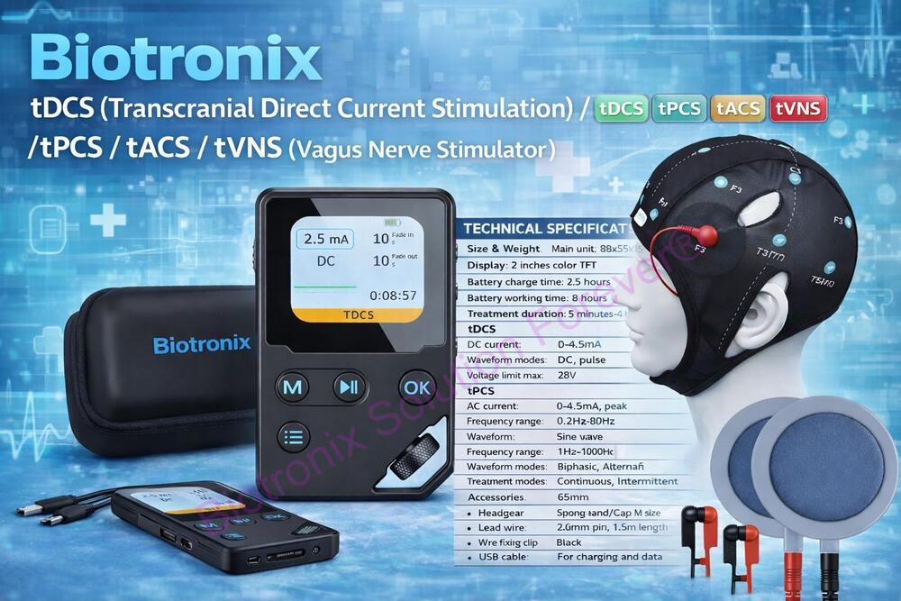 Hospital Use Transcranial And Vagus Stimulator