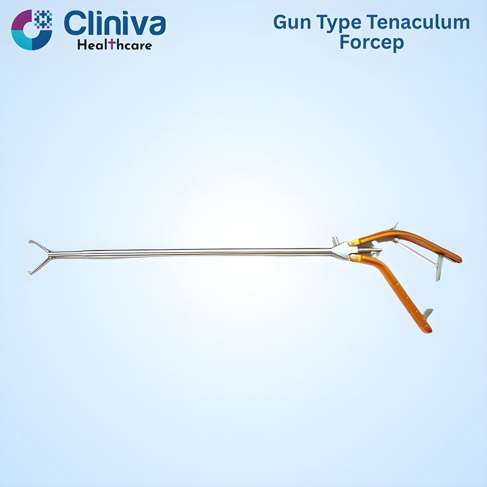Laparoscopic Gun Type Tenaculum Forcep
