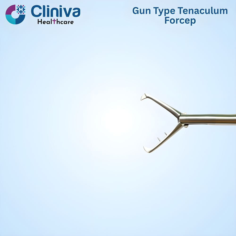Laparoscopic Gun Type Tenaculum Forcep