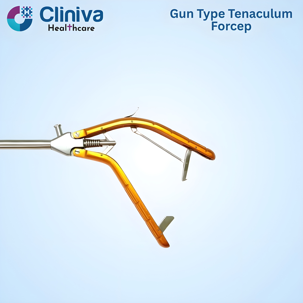 Laparoscopic Gun Type Tenaculum Forcep