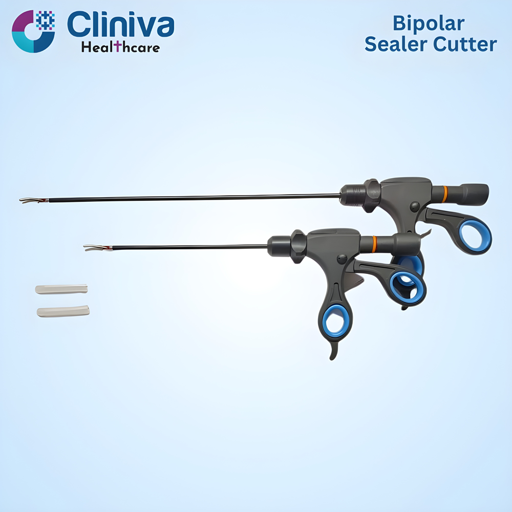 Laparoscopic Bipolar Sealer Cutter 5mm Silver Jaw