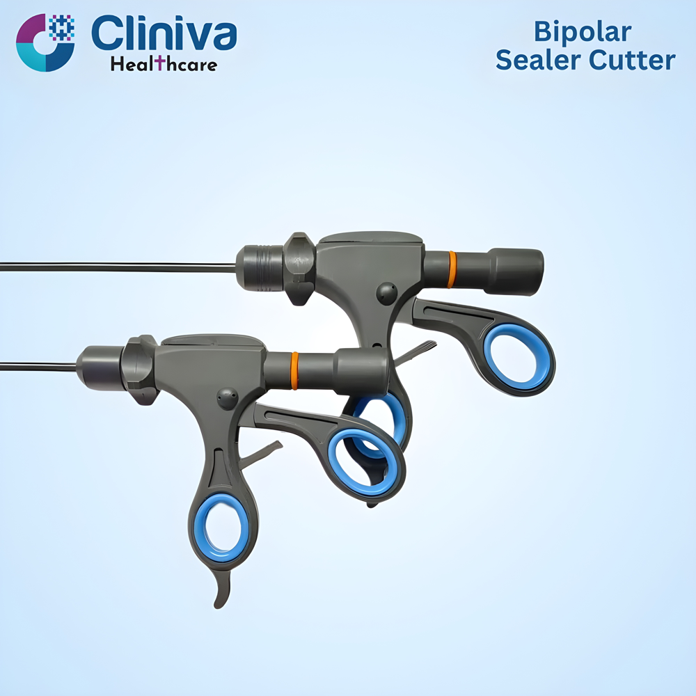 Laparoscopic Bipolar Sealer Cutter 5mm Silver Jaw