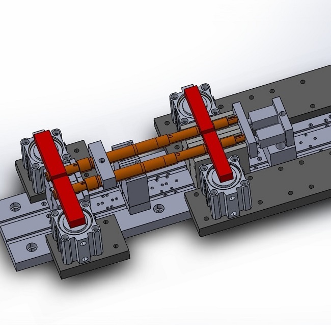 V Block Fixture for texmo pump shaft Keyway