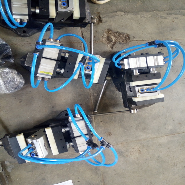 Pneumatic Clamping vices for assembly