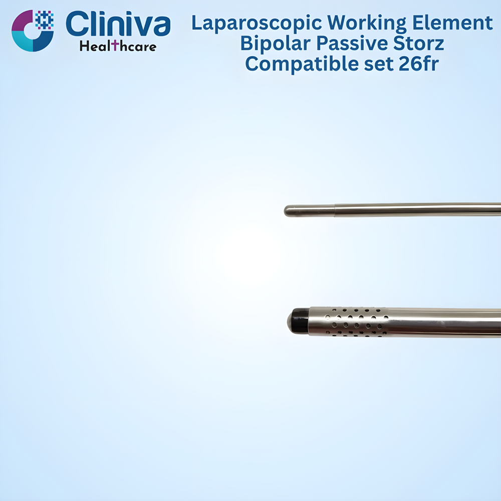 Laparoscopic Working Element Bipolar Passive Storz Compatible set 26fr