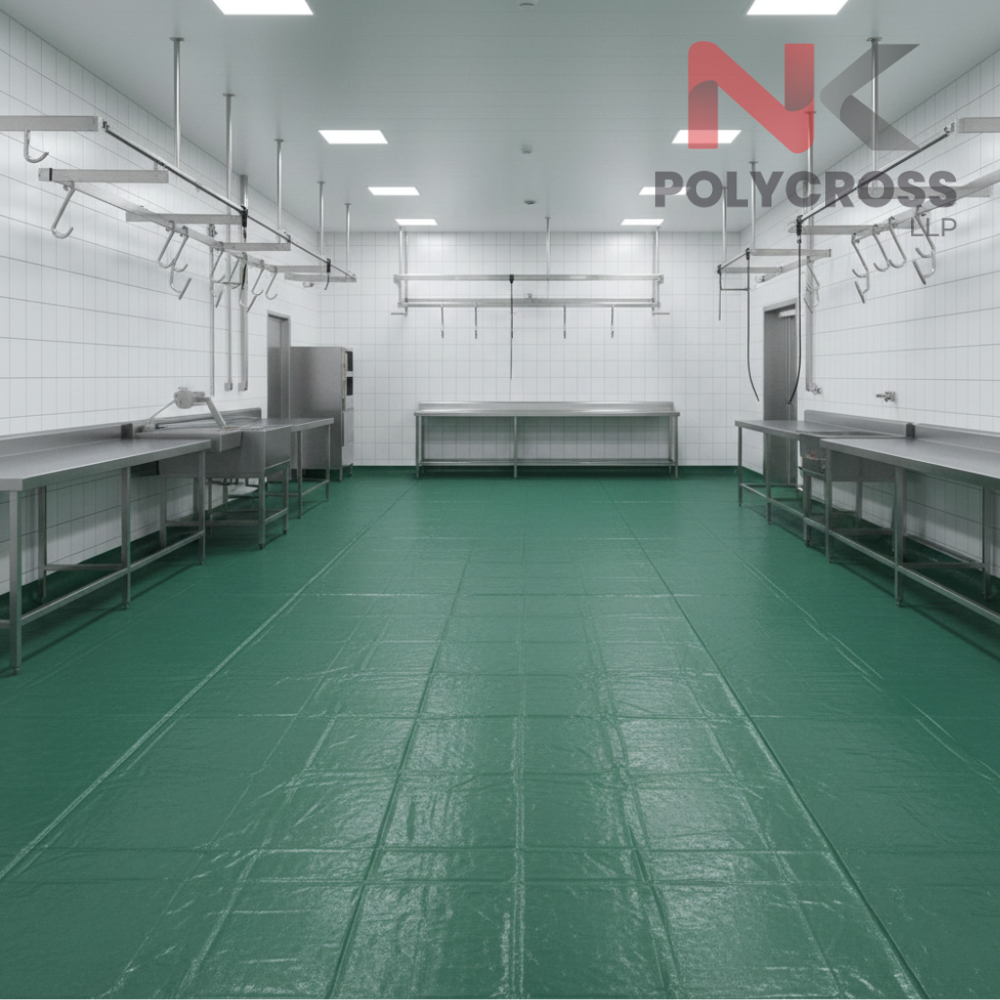 Food Processing Area Sheet - Color: Blue