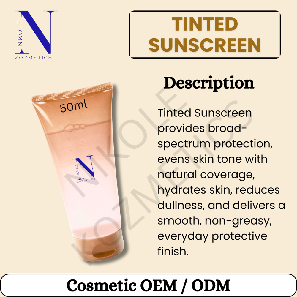Tinted sunscreen