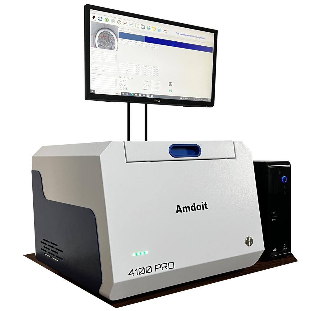 Gold Testing Machine - 450x450x380 Mm, 38 Kg | Non-destructive Xrf Spectrometry, 0.1% Accuracy, Sipin Detector, Data Save In Pdf/excel/word