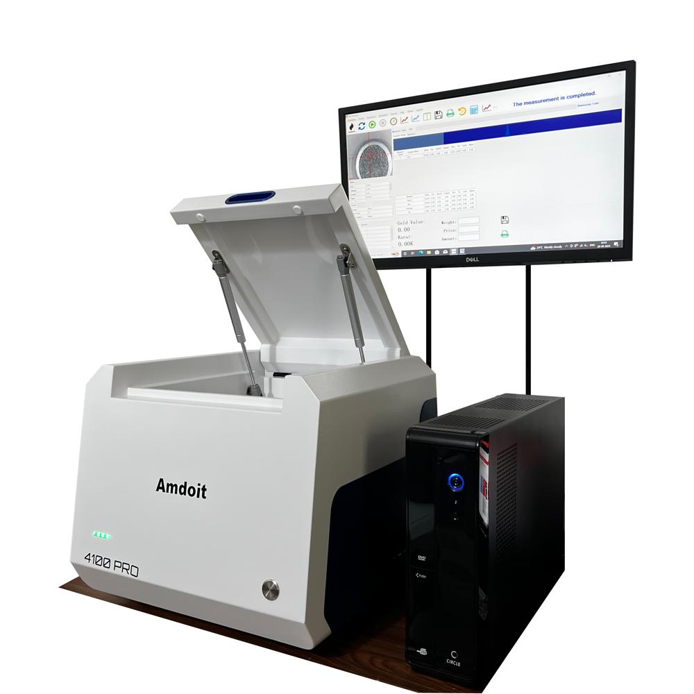 Gold Testing Machine - 450x450x380 Mm, 38 Kg | Non-destructive Xrf Spectrometry, 0.1% Accuracy, Sipin Detector, Data Save In Pdf/excel/word
