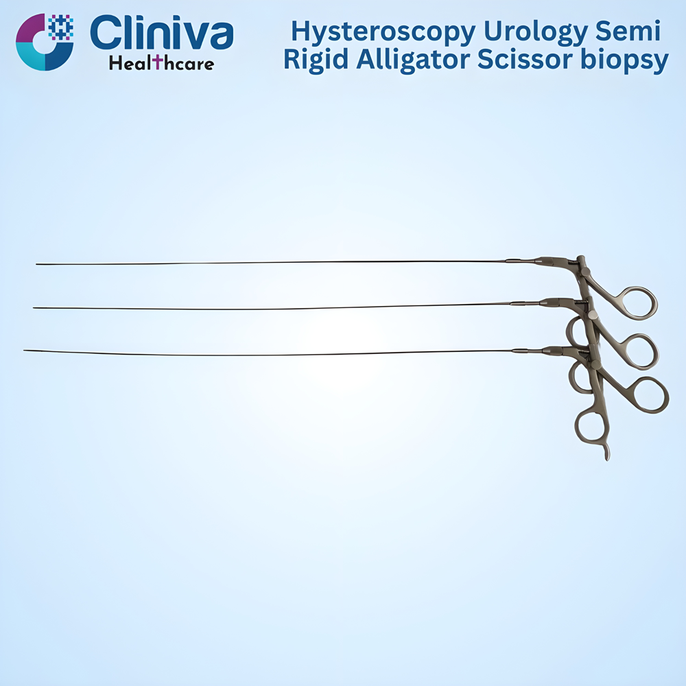 Laparoscopic Hysteroscopy Urology Semi Rigid Alligator Scissor biopsy 5fr 40cm