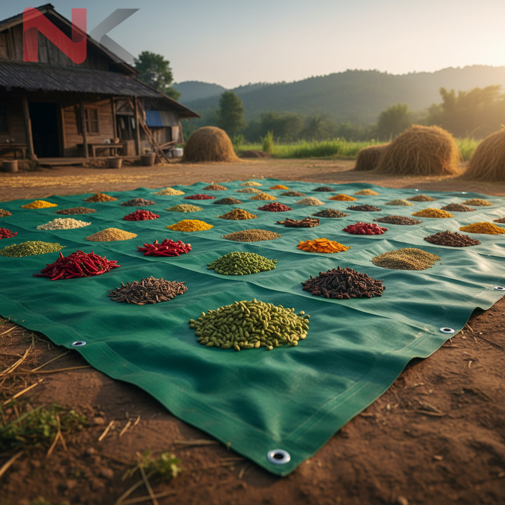Grain Drying Sheet - Color: Blue
