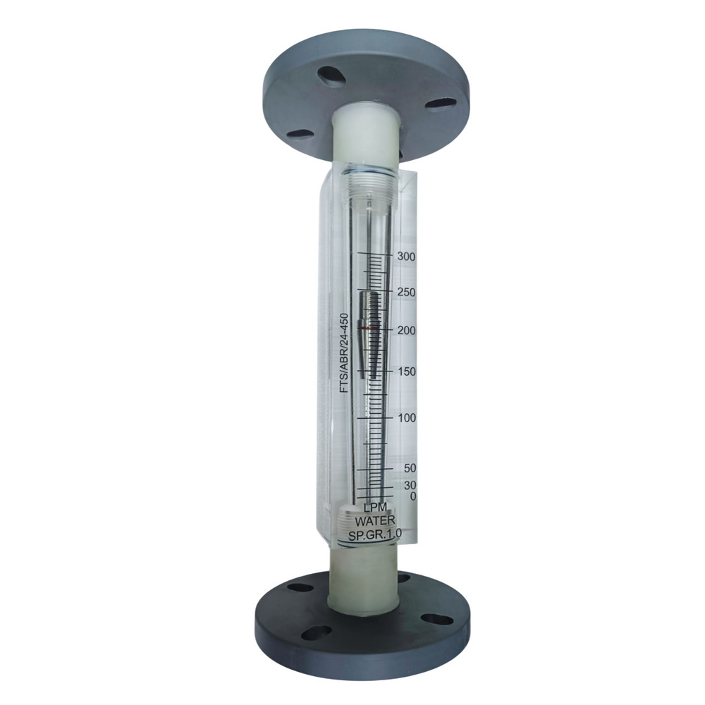 एक्रिलिक बॉडी PP फ़्लैन्ज़ प्रकार रोटामीटर