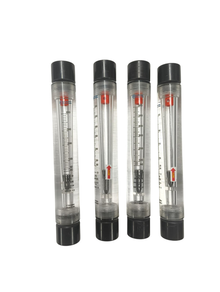 Round Acrylic Body PVC Connection Rotameter