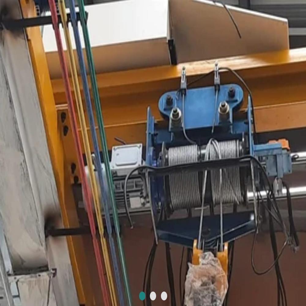 Electric Hoist - Color: Blue & White