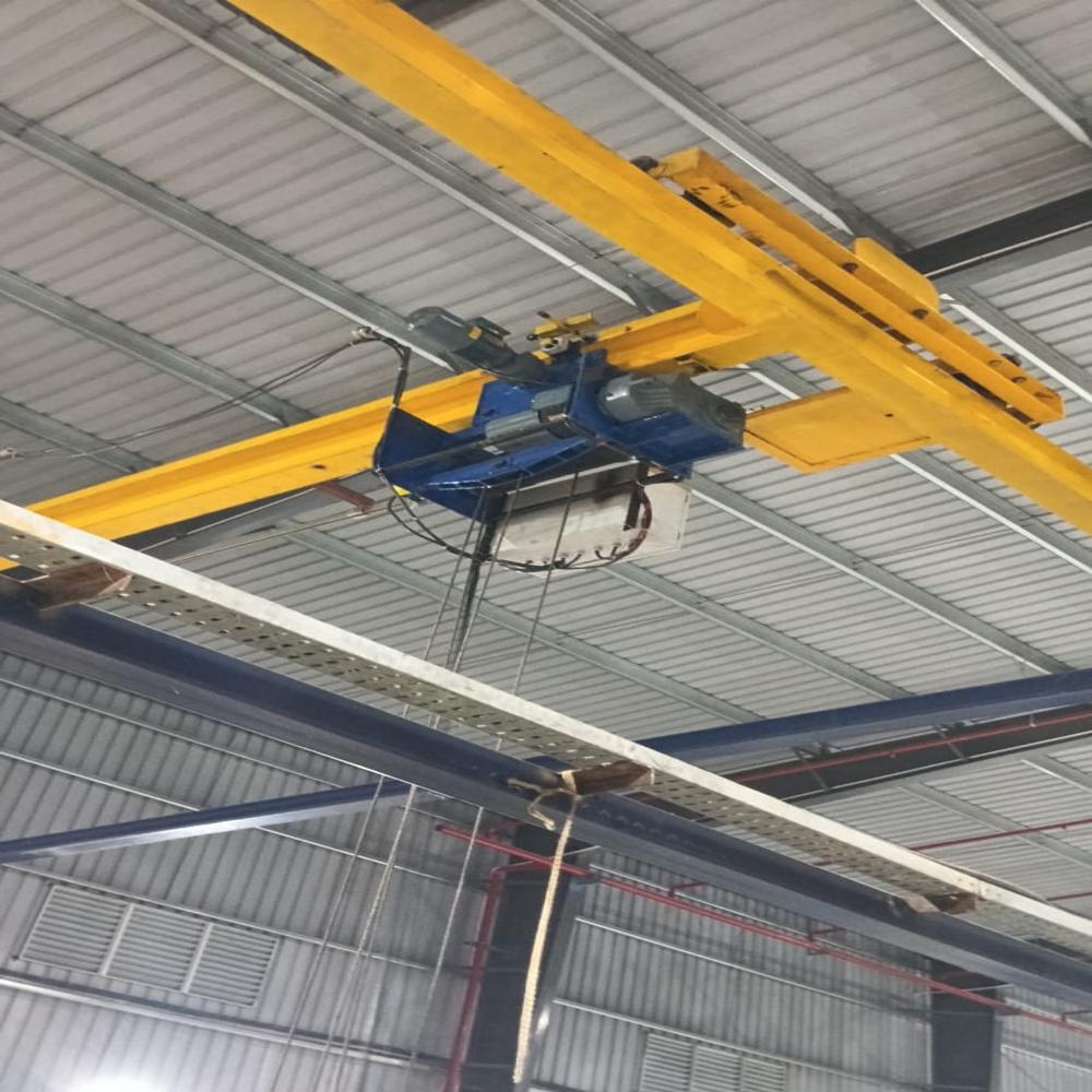 Electric Hoist - Color: Blue & White