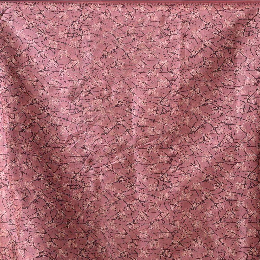 Kalamkari Style  Pink Saree