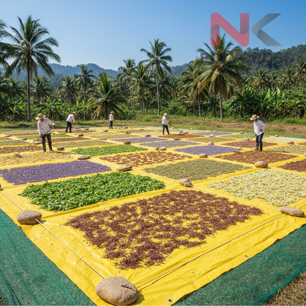 Cocoa Drying Sheet - Color: Blue