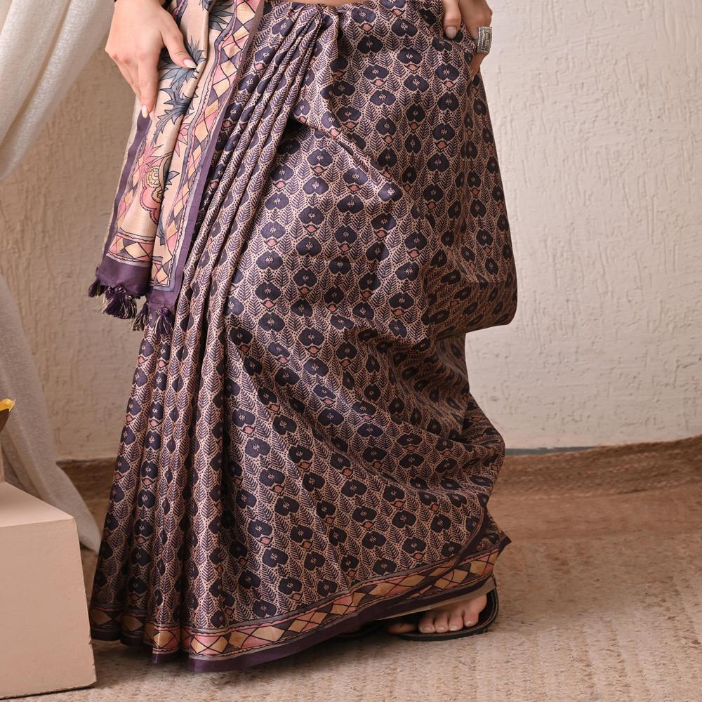 Designer Peacock Pallu Aaree