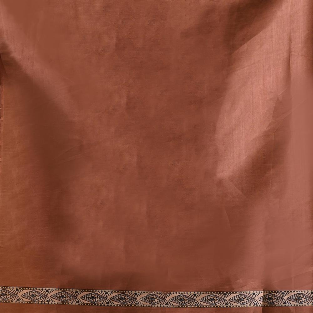 Ikat & Madhubani Print Saree