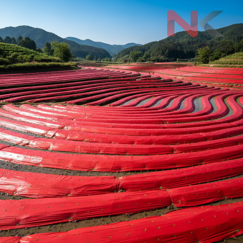 Rice Paddy Sheet - Color: Blue