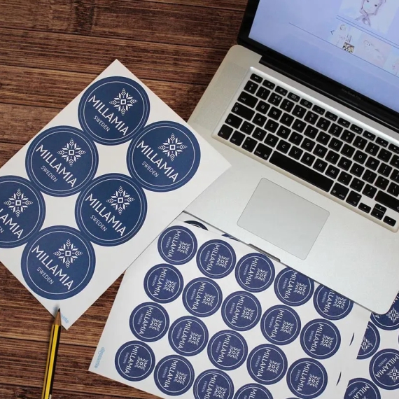 Vinyl Sticker - Dimension (l*w*h): Customizable Inch (in)