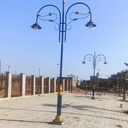 Decorative Double Arm Lighting Poles