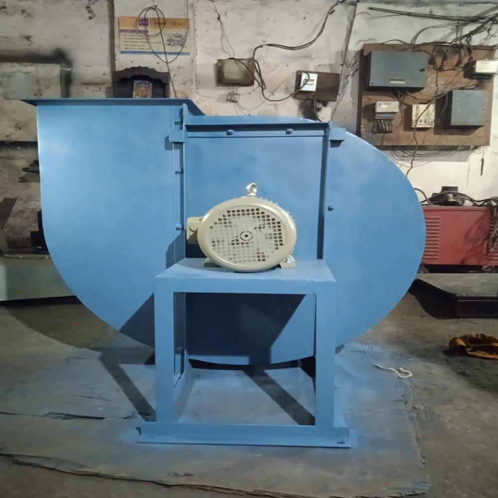 Forced Draft Blower Fan - 0.5 To 500 Hp Power Range | Electric Blower, 430v-220v, 40-1500 Mmwc Pressure, Durable Blue Design