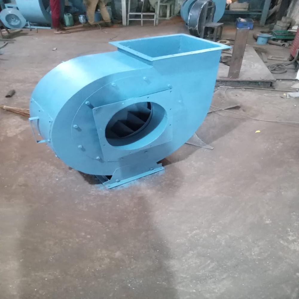 Forced Draft Blower Fan - 0.5 To 500 Hp Power Range | Electric Blower, 430v-220v, 40-1500 Mmwc Pressure, Durable Blue Design
