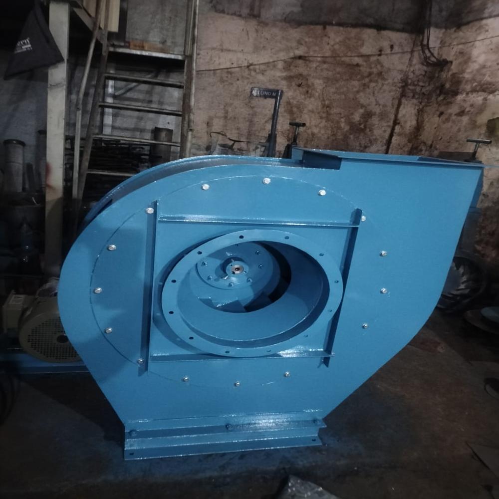 Forced Draft Blower Fan - 0.5 To 500 Hp Power Range | Electric Blower, 430v-220v, 40-1500 Mmwc Pressure, Durable Blue Design