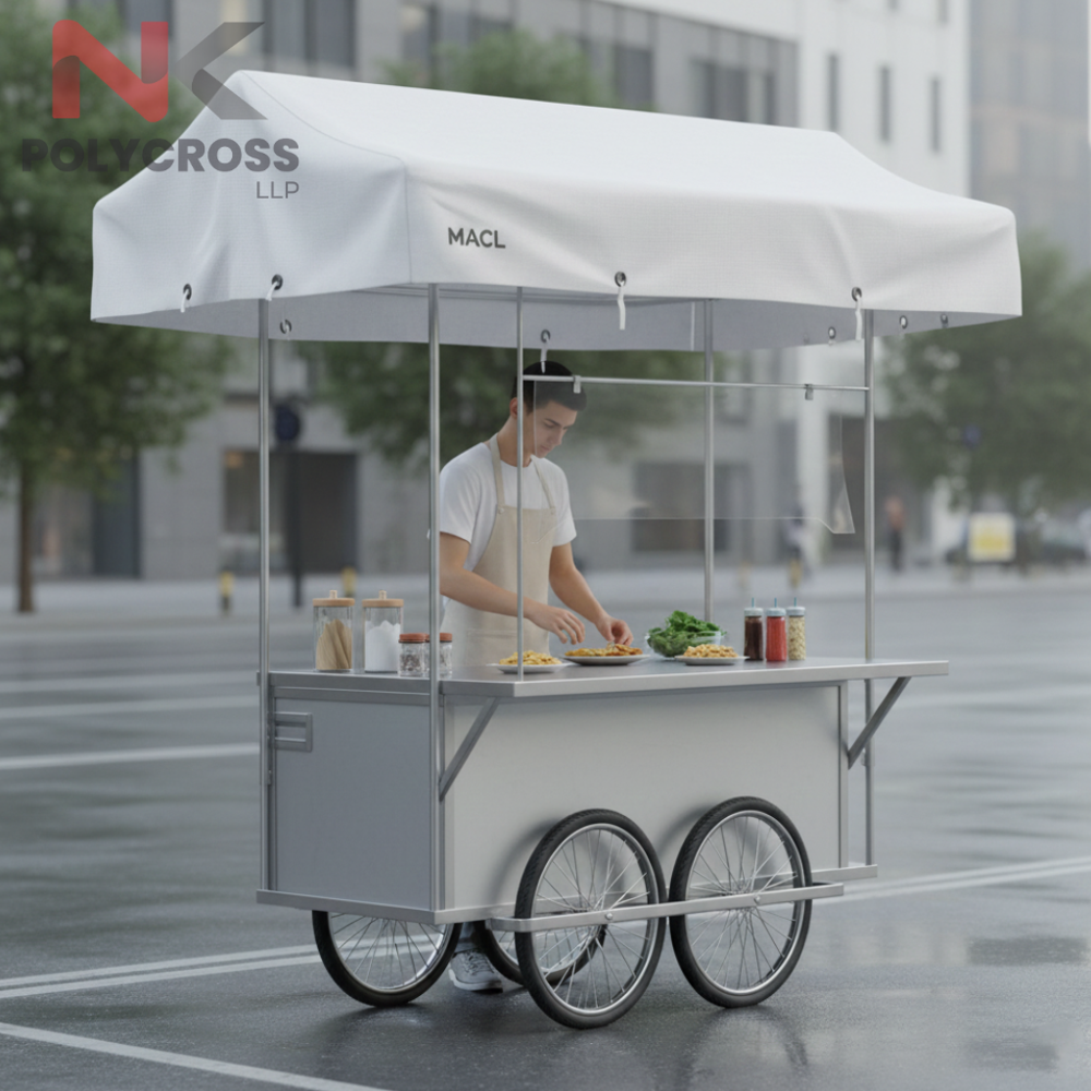 Roadside Vendor Rain Cover