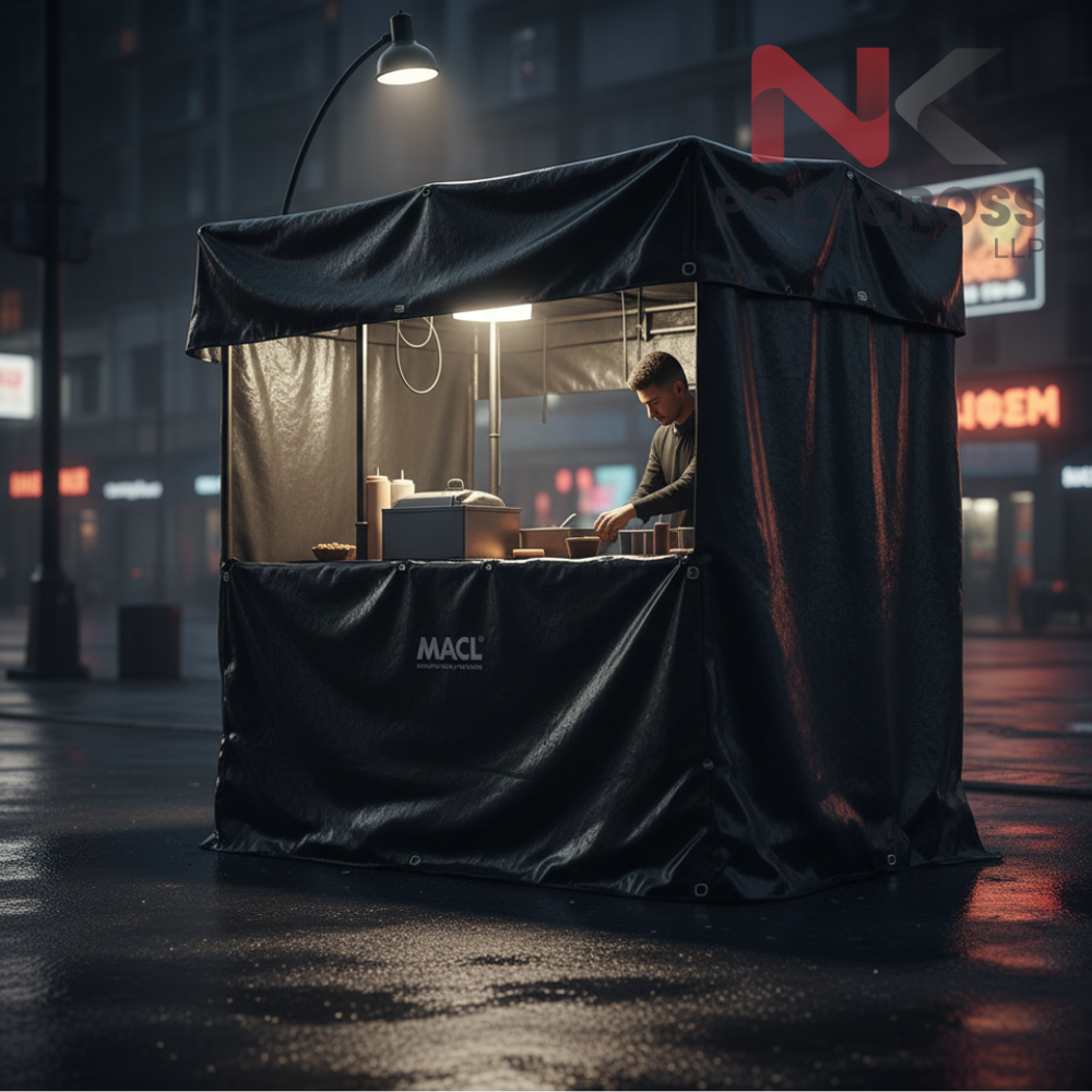 Roadside Vendor Rain Cover