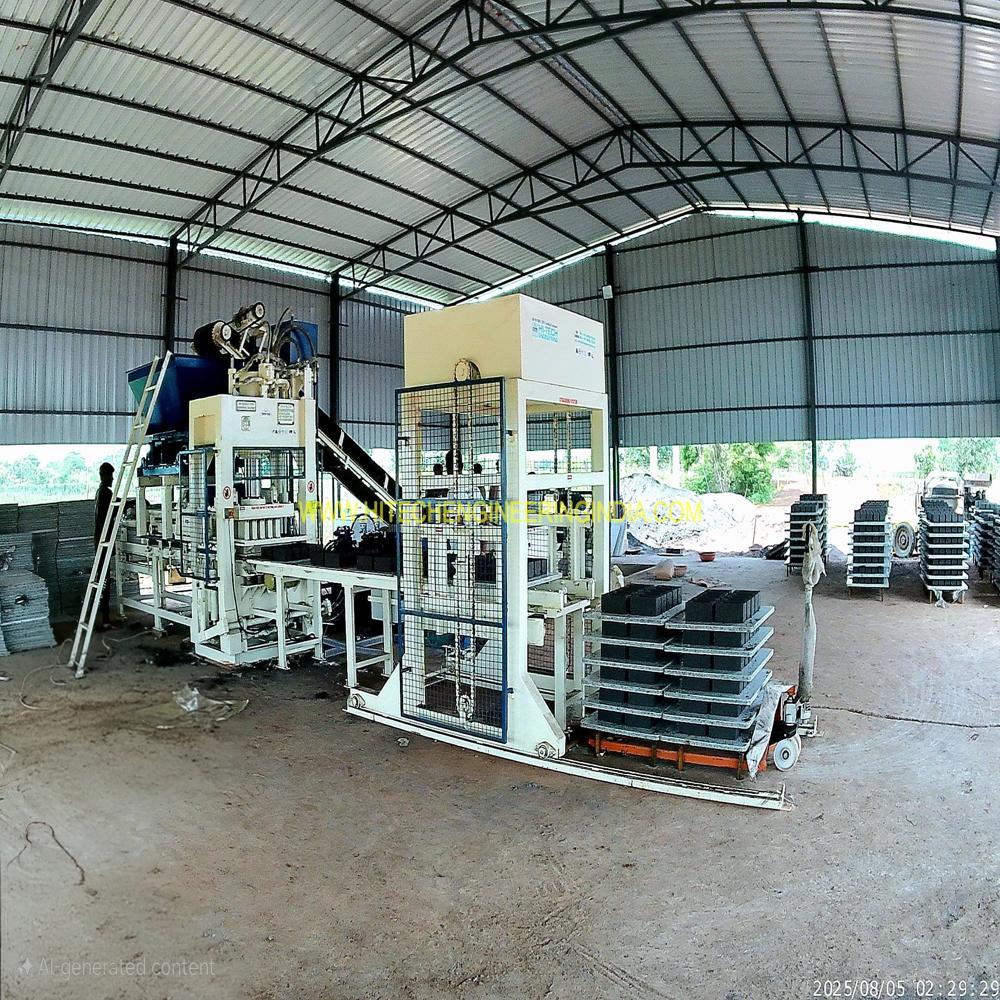 fully automatic fly ash brick machine