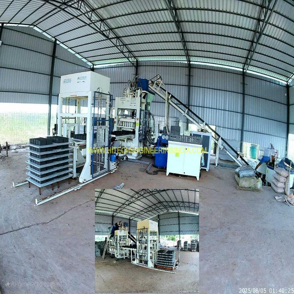 fully automatic fly ash brick machine