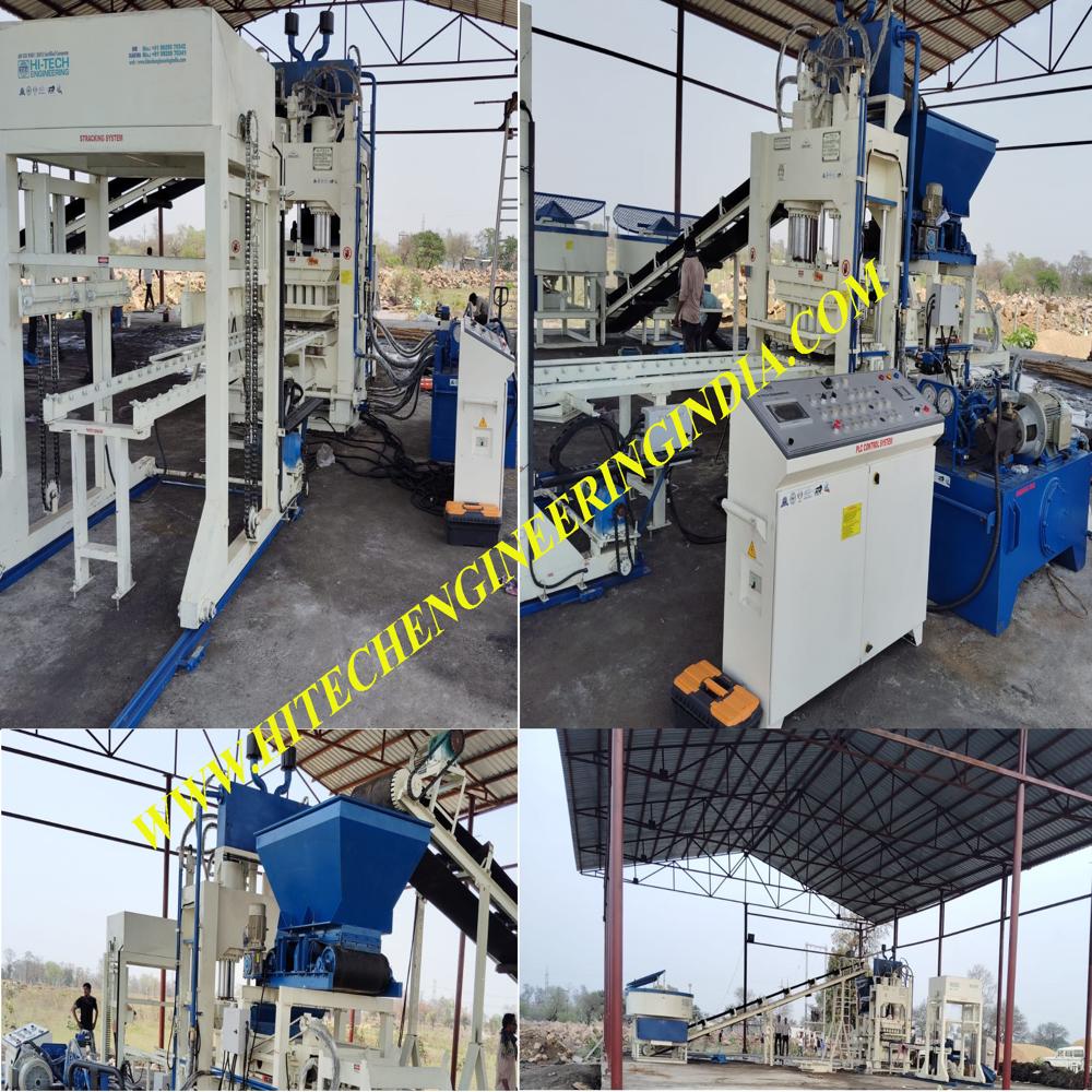 Automatic Concrete Block Machine - Capacity: 48 Pcs/min