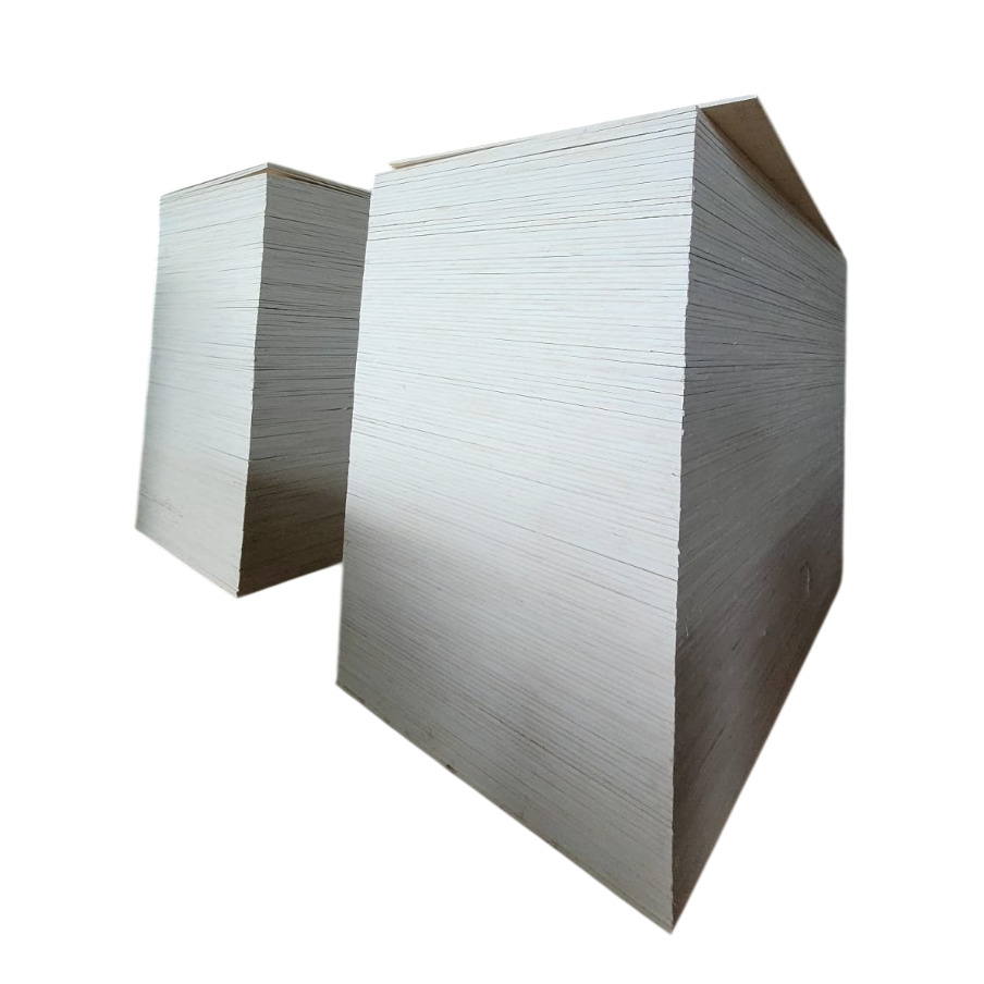 Rubber Wood White Recon Face Plywood