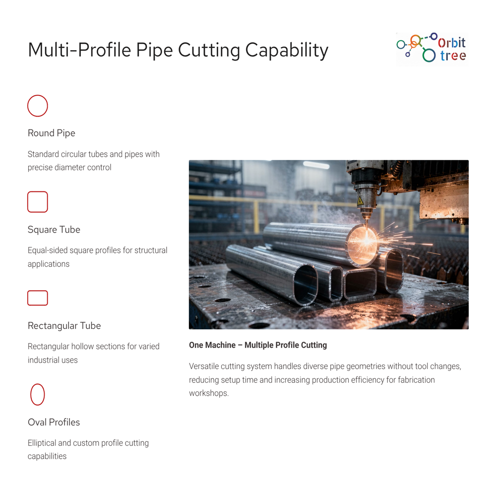 6Kw Pipe Laser Metal Cutting Machine - Color: White