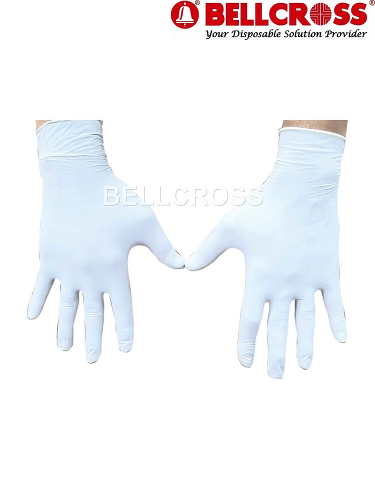 Examination Gloves - Latex Material, Available In Small, Medium, Large, And Xl Sizes | Skin Friendly, Comfortable, 100 Pcs Box