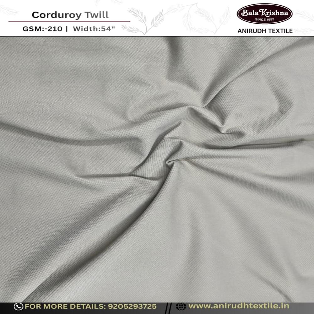 Corduroy twill