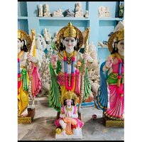 Ram Darbar Marbel Murti - Height: Approx. 18 Inches