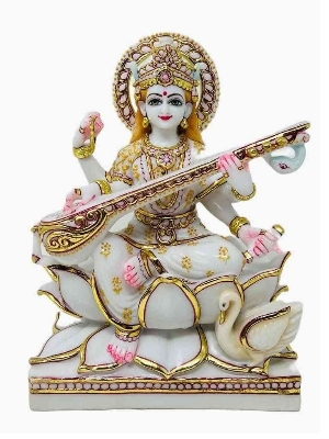 Saraswati marble Murti