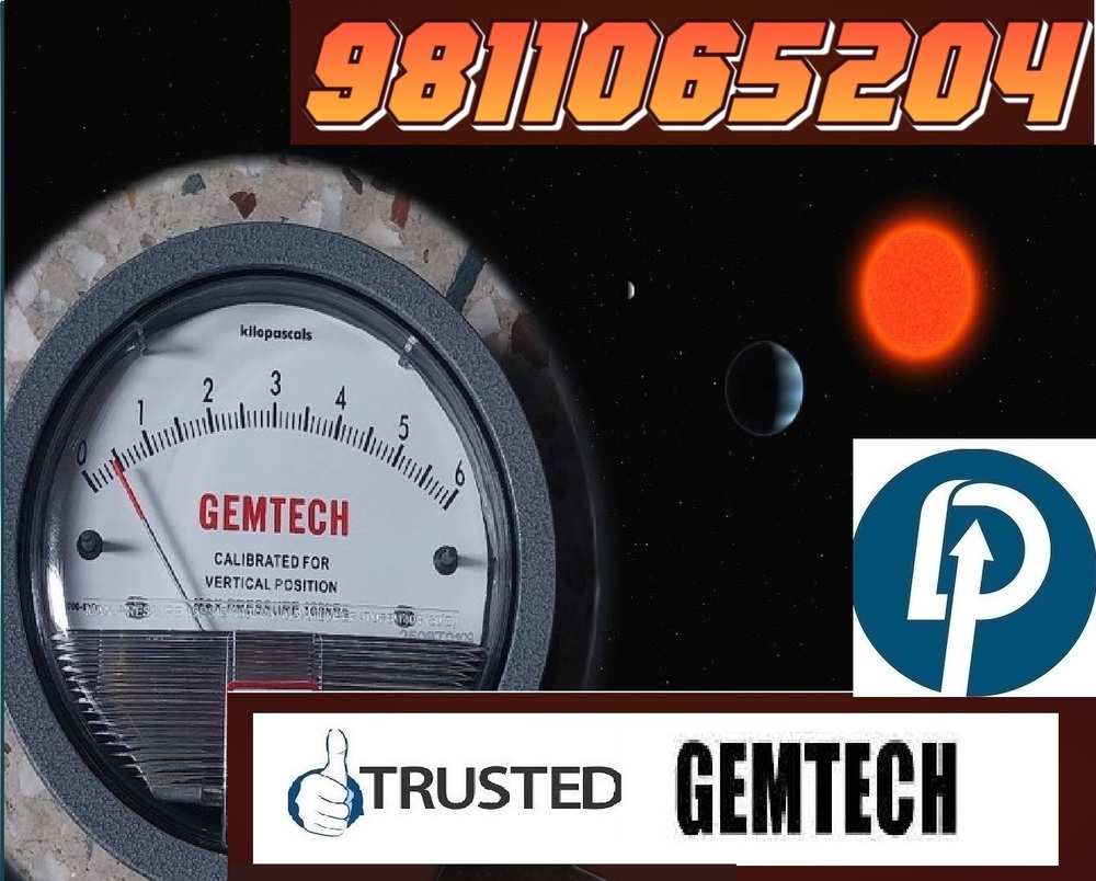 GEMTECH DIFFERENTIAL PRESSURE GAUGE NR Hansa Industrial Park Dera Bassi Punjab
